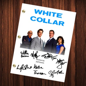 White Collar Signed Autographed TV Show Script Cast Signed Full Screenplay Full Script Reprint Special Agent Peter Burke