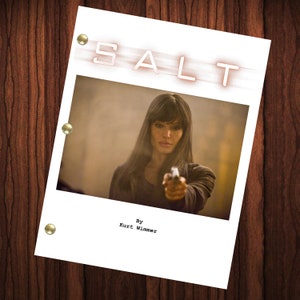 Salt Movie Script Reprint Full Screenplay Full Script Angelina Jolie Evelyn Salt