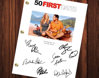 ドリュー・バリモア直筆サイン入り2Lサイズ写真‥50回目のファーストキス 50回目のファースト・キス 直筆サイン入り映画 映画脚本 脚本 アダム