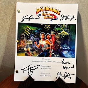 Big Trouble In Little China  Movie Autographed Signed Movie Script Reprint Full Screenplay