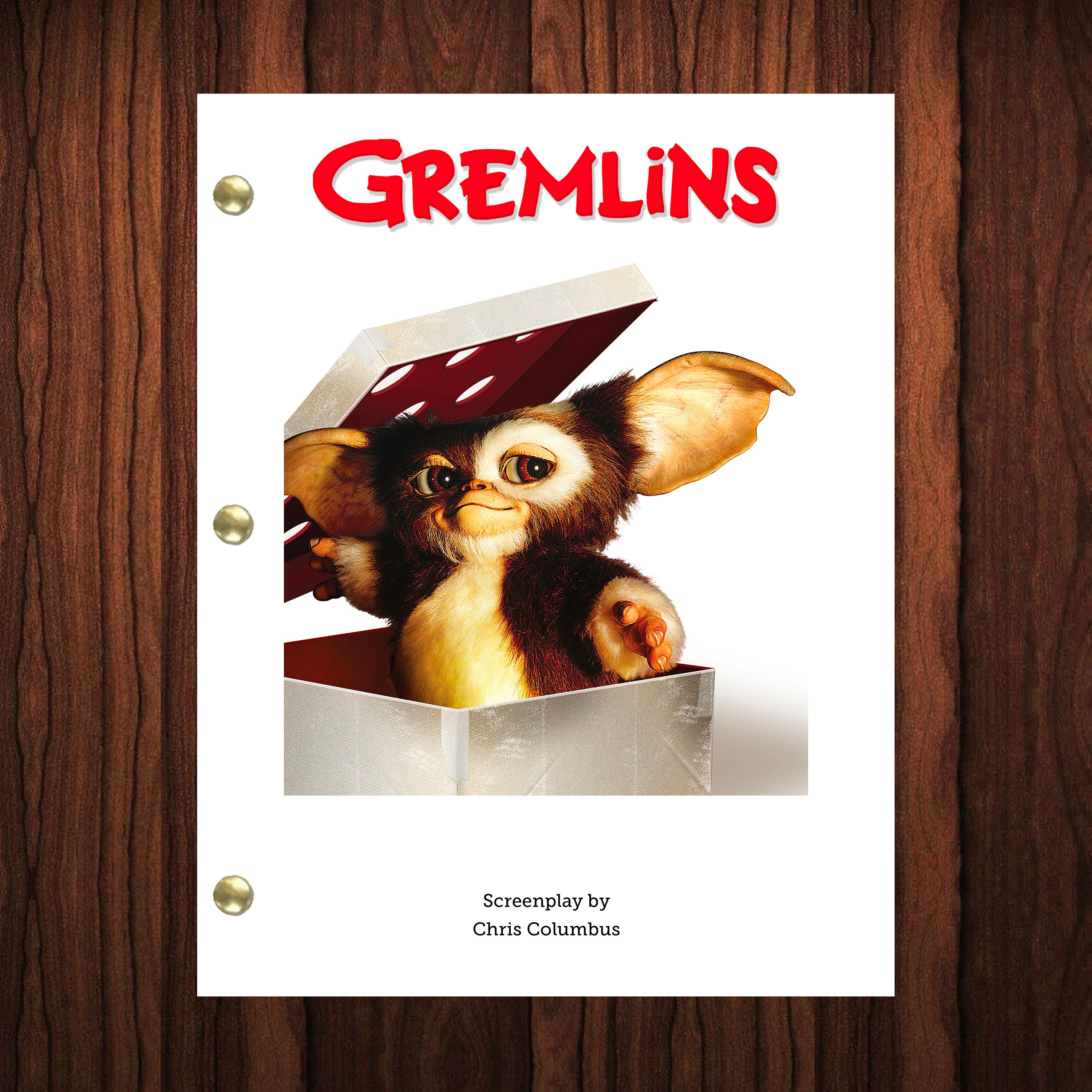 Gremlins Reboot Script Gremlins Movie Script Reprint Full Screenplay Full Script - Etsy