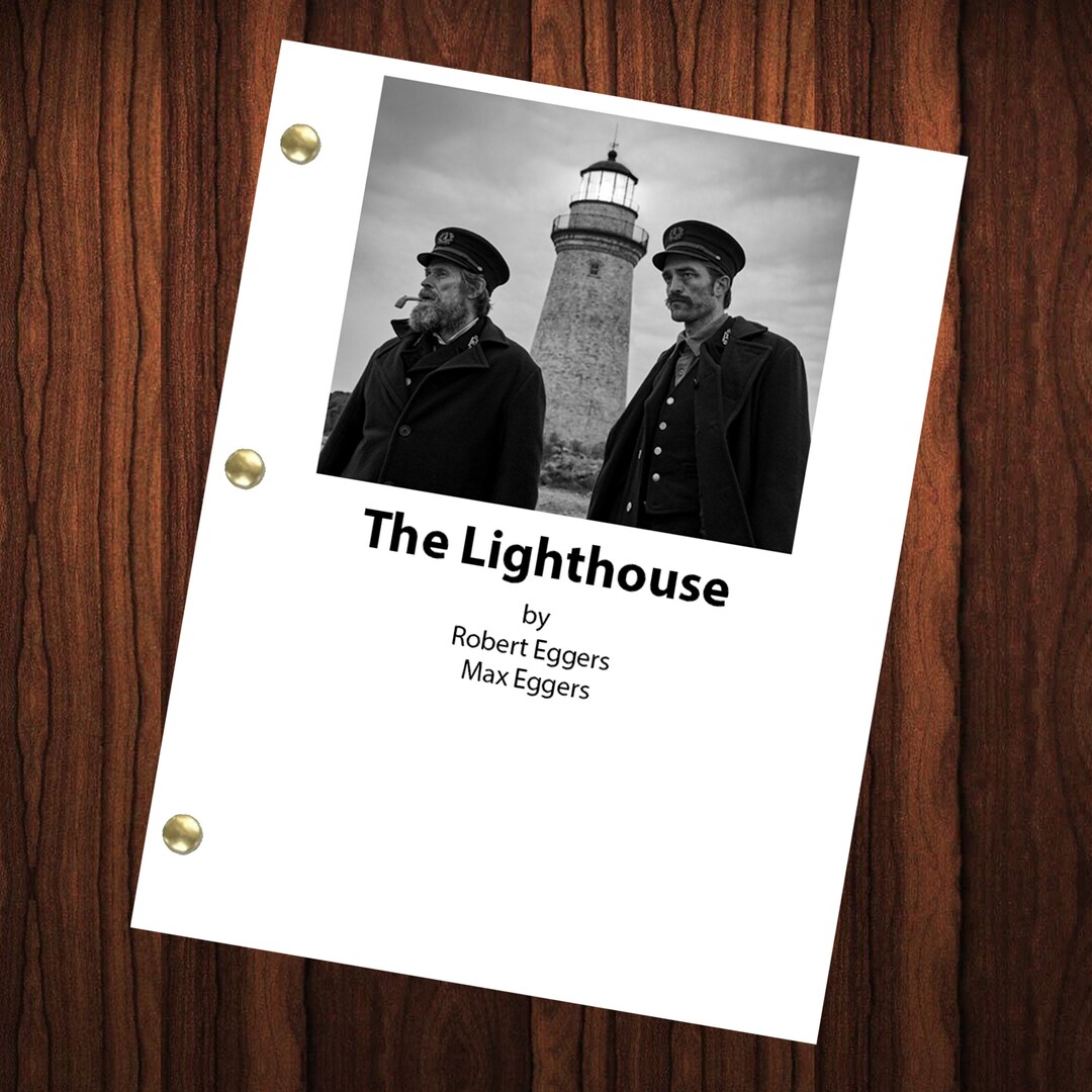 The Lighthouse Movie Script Reprint Full Screenplay Full Script - Etsy
