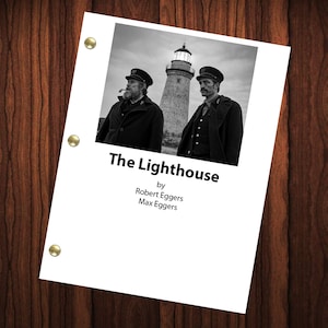 The Lighthouse Movie Script Reprint Full Screenplay Full Script
