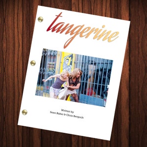 Tangerine Movie Script Full Screenplay Full Script Christmas Movie Reprint