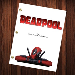 Deadpool Movie Script Reprint Full Screenplay Full Script