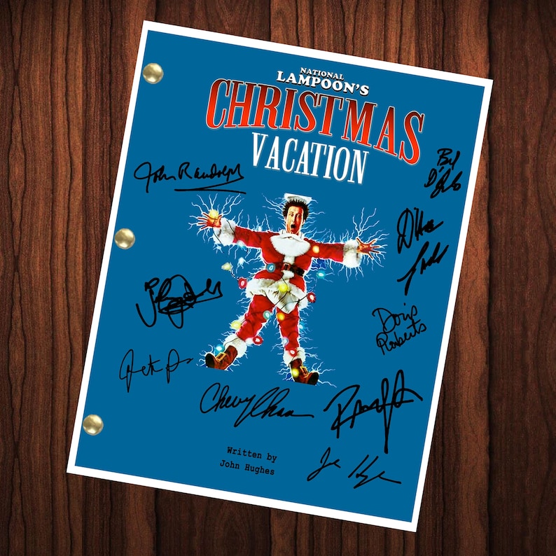 National Lampoon's Christmas Vacation Movie Autographed Signed Script ...