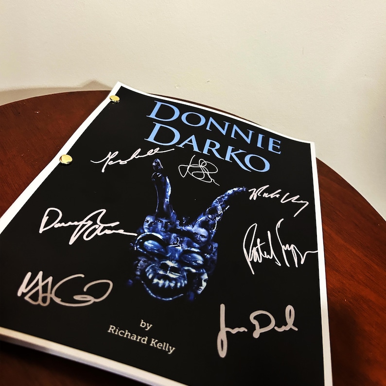 Jake Script Donnie Darko Movie Script Full Screenplay Full Script Autographed ...