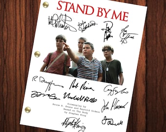 Stand by Me Movie Script Screenplay Autographed Stephen King