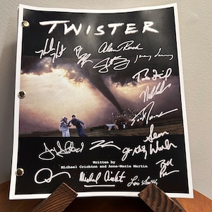 Twister Autographed Signed Script Reprint Twister Movie Cast Signed Autograph Bill Paxton Cary Elwes