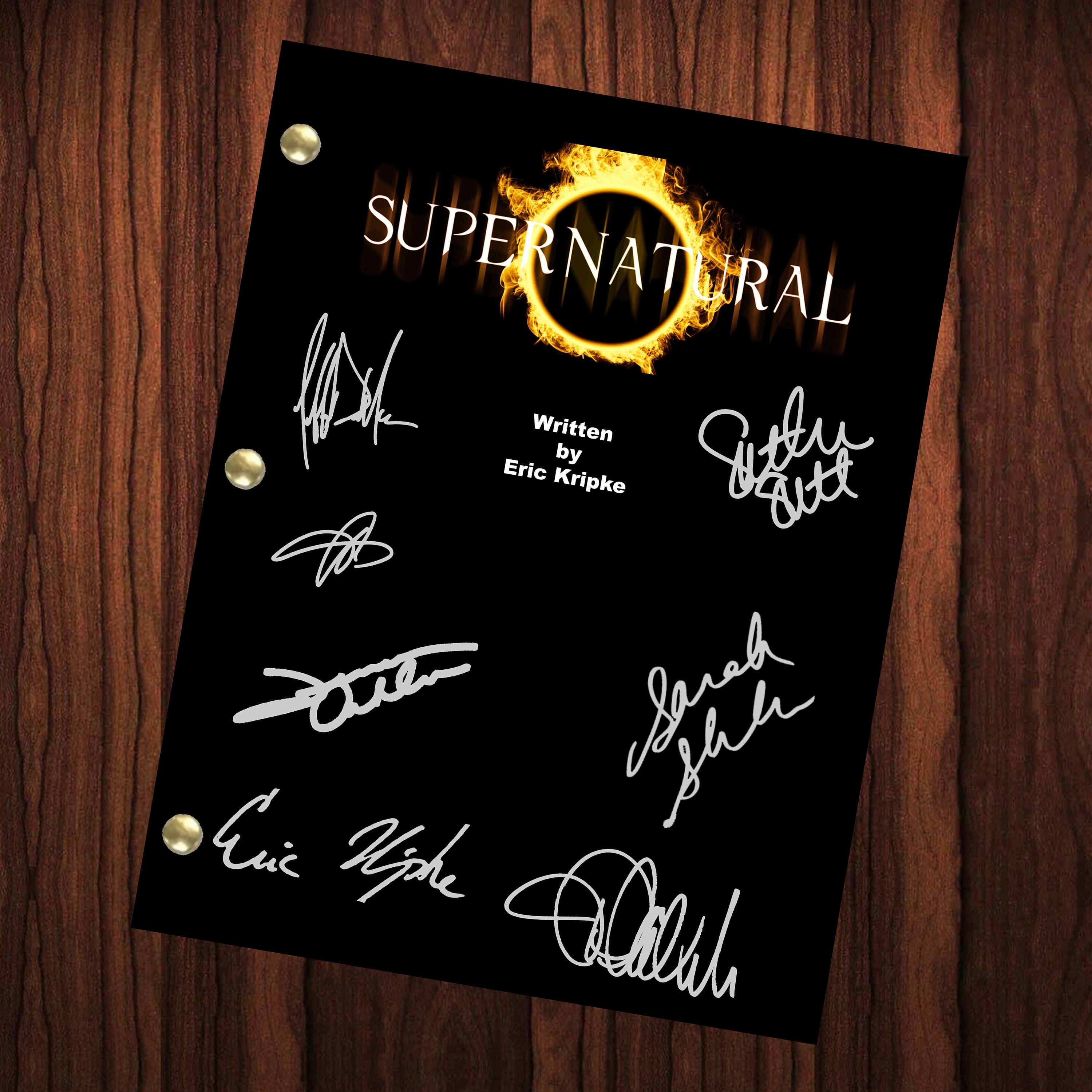 スーパーナチュラル  Ackles サイン入り Jensen Ackles Signed Auto 3x5 Index Card Supernatural | eBay
