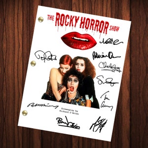 Rocky Horror Picture Show Movie Signed Autographed Reprint Script Full Screenplay Tim Curry Frank N Furter