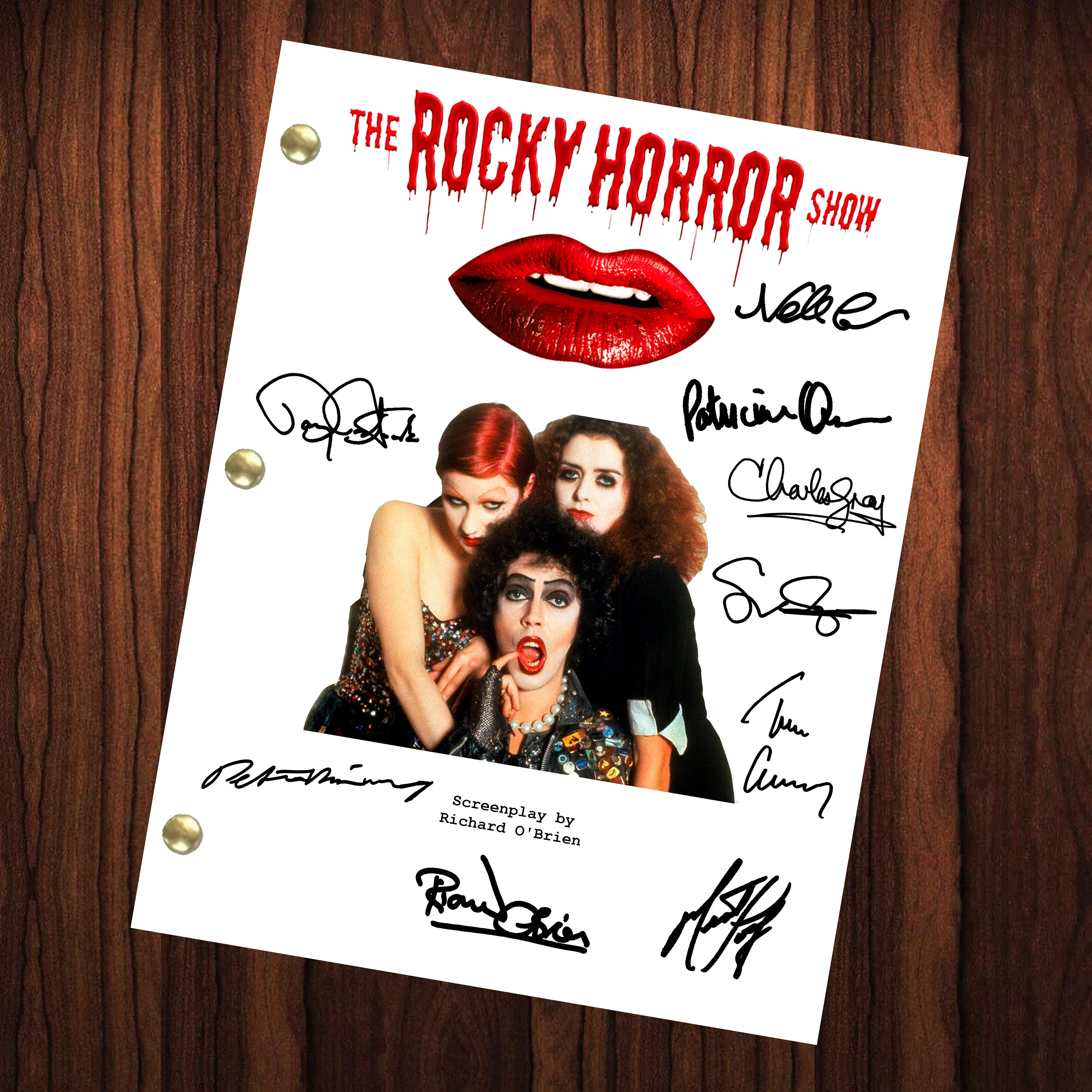 Rocky Horror Picture Show Movie Signed Autographed Reprint Script Full ...