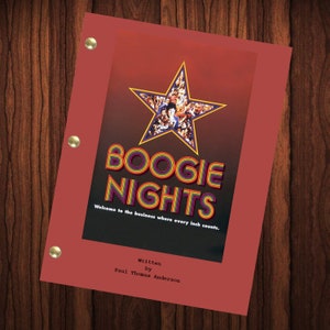 Boogie Nights Script Reprint Full Screenplay Full Script