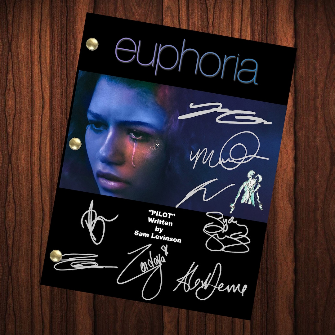 Euphoria Autographed Signed Script Reprint Euphoria Cast Signed ...