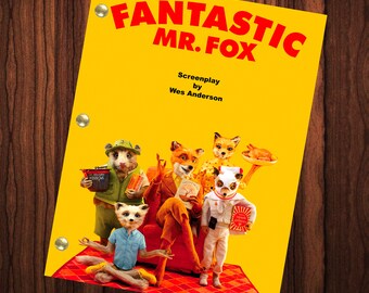 Fantastic Mr. Fox Movie Script Reprint Full Screenplay Full Script