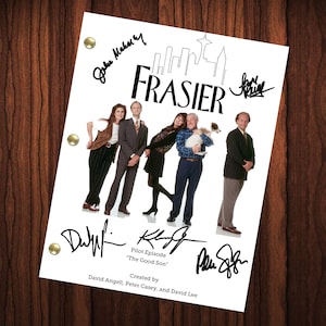 Frasier TV Show Signed Autographed Reprint Script Full Screenplay Pilot Episode Kelsey Grammer Jane Leeves
