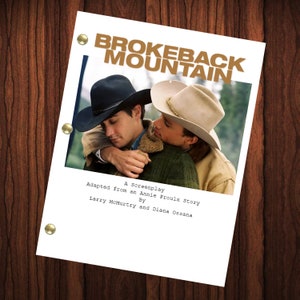 Brokeback Mountain Script Reprint Full Screenplay Full Script