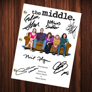 The Middle Signed Autographed Reprint Script Full Screenplay Pilot Episode TV Show Patricia Heaton Neil Flynn Mike Heck