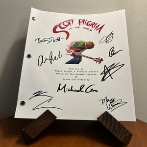 Scott Pilgrim vs. the World Autographed Signed Movie Script Reprint Autograph Full Screenplay