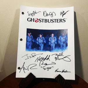 Ghostbusters Movie Script Reprint Autographed Cast Signed Full Screenplay Full Script