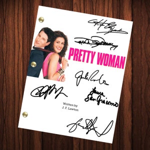 Pretty Women Movie Signed Autographed Script Full Screenplay Full Script Reprint Richard Gere Julia Roberts