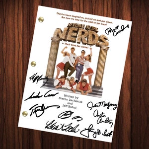 Revenge Of The Nerds Movie Signed Autographed Script Full Screenplay Full Script Reprint
