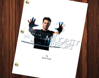 Minority Report Movie Script Reprint Full Screenplay Full Script Tom Cruise