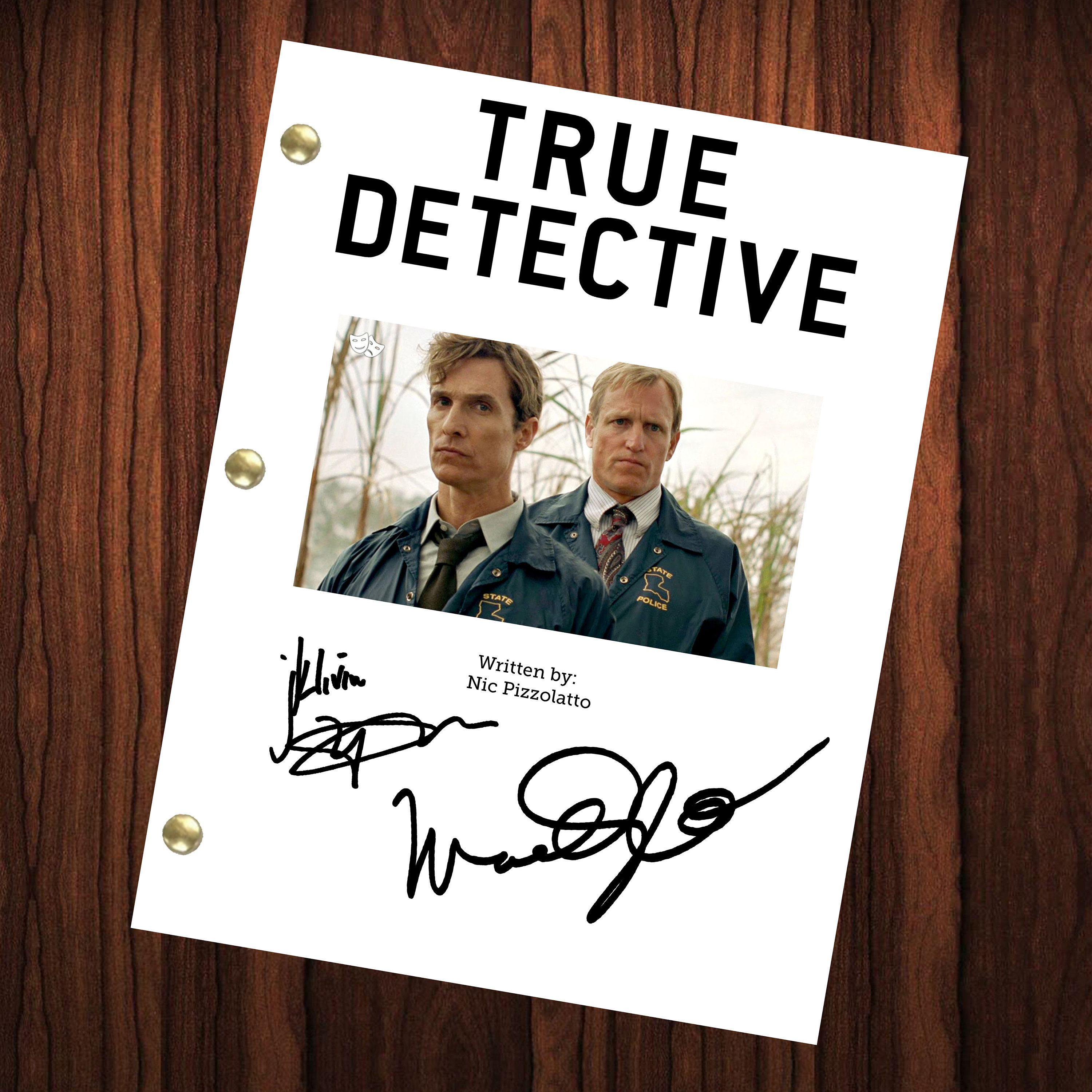 True Detective Signed Autographed Reprint Script Full Screenplay Pilot ...