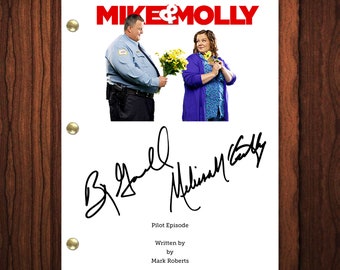 Mike and Molly Signed Autographed Reprint Script Full Screenplay