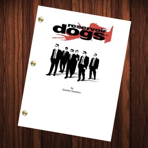 Reservoir Dogs Movie Script Reprint Full Screenplay Full Script  Quentin Tarantino