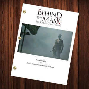 Behind The Mask Movie Script Reprint Full Screenplay Full Script