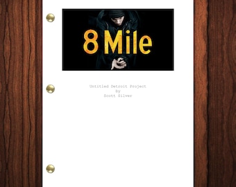 8 Mile Movie Script Reprint Full Screenplay Full Script Eminem Slim Shady
