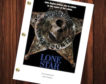 Lone Star Movie Script Full Screenplay Full Script Movie Reprint Kristofferson McConaughey