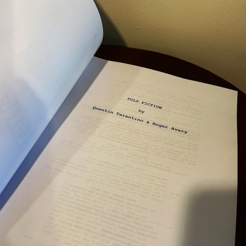 Pulp Fiction Signed Autographed Script Full Screenplay Full Script ...