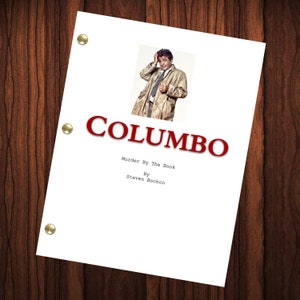 Columbo TV Show Script Pilot Episode Full Script Crime Drama Television Series Peter Falk Lieutenant Columbo