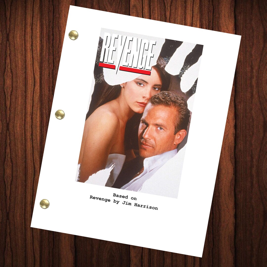Revenge Movie Script Reprint Full Screenplay Full Script Kevin Costner ...