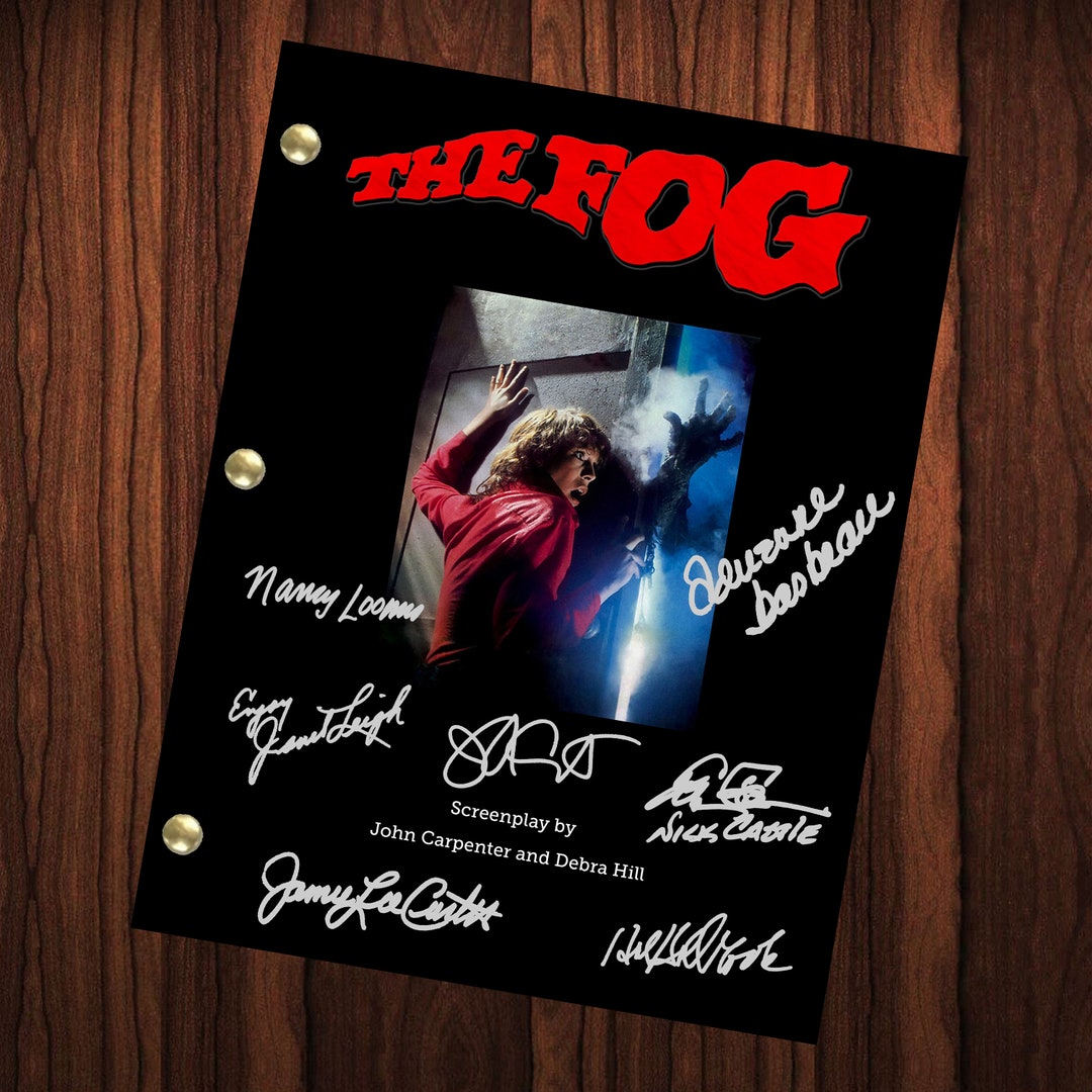 The Fog Movie Script Autographed Script Full Screenplay Full Script ...