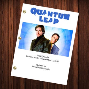 Quantum Leap Script Reprint Full Screenplay Pilot Episode Science Fiction Show Donald P. Bellisario