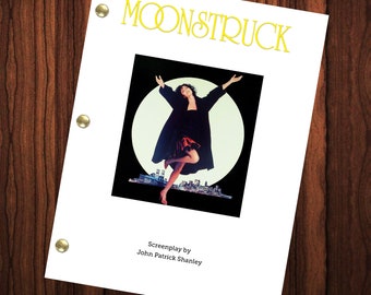 Moonstruck Movie Script Full Screenplay Full Script Movie Reprint Cher Nicolas Cage