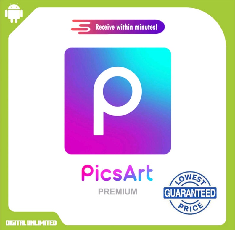 Picsart Premium Lifetime AI Photo Editor Video for Android Etsy Australia