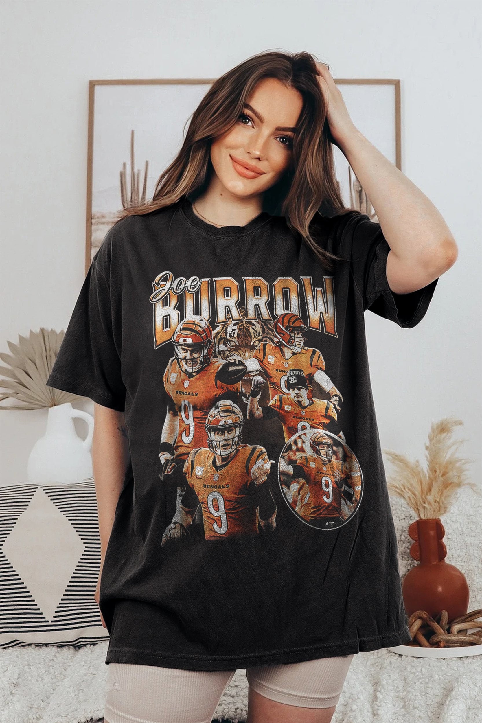 Discover Joe Burrow B.engals 90s Vintage Shirt, Joe Burrow Tshirt