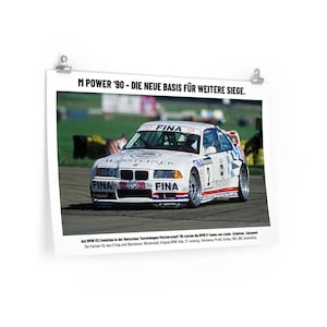 e36 DTM - M Power - BMW Poster