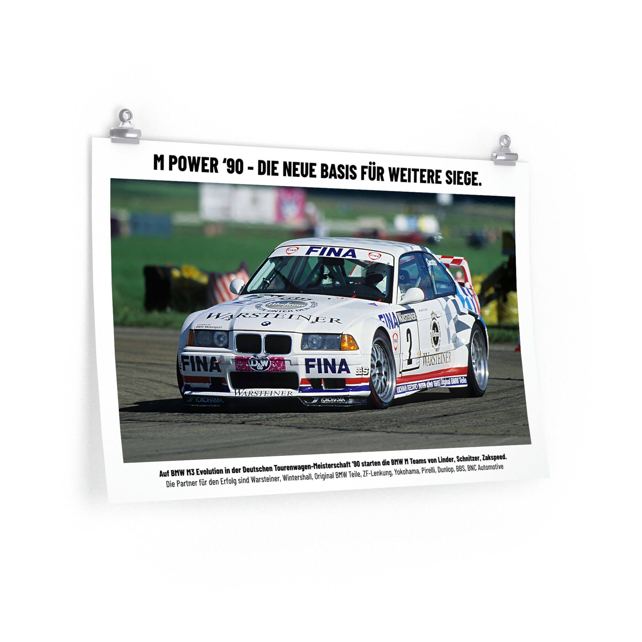 E36 DTM - M Power - BMW Poster - Etsy