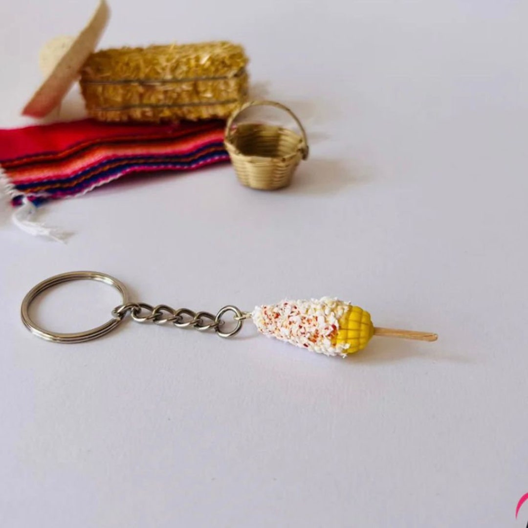 Elote Preparado / Street Corn Keychain - Etsy