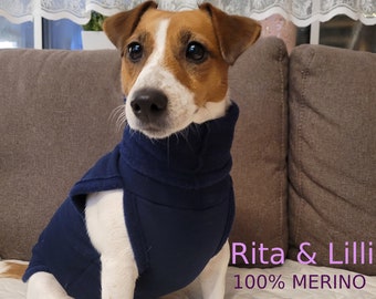 Polaire pour chien en laine mérinos, veste, gilet, doux et chaud. XXS-XL