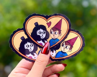 Over the Garden Wall Sara and Wirt | Handmade Sticker | Halloween