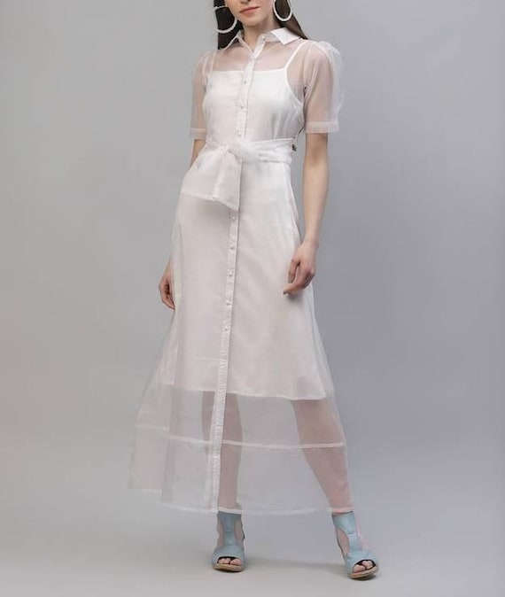 Cocktail Party Dress/graduation Party Organza Long Maxi Cover up
