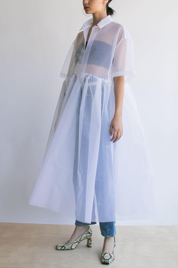 Organza Langes Midi Kleid Cover up / Cover Up Kleid / Organza Jacke für Frauen / Overlay Kleid / Strand Cover up / Shirt Kleid für Frauen