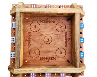 Original 5 in 1 Würfel und Klammer Spiel - CLPR Hamartia Combo - Party Spiele