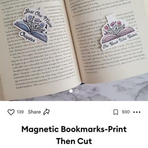 MagneticBookmark, book lover accessories